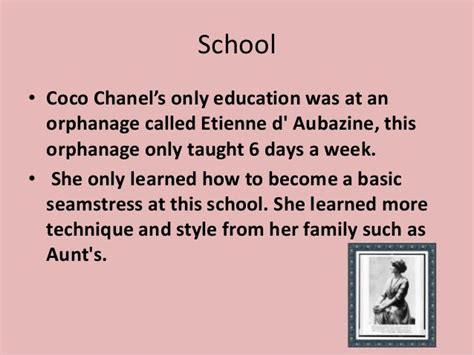 did coco chanel have an education in design|Coco Chanel education and awards.